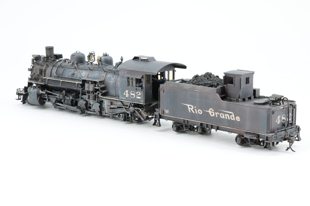 P–B–L Milestone Models Sn3 Rio Grande K-36 2-8-2 No. 482 Weathered