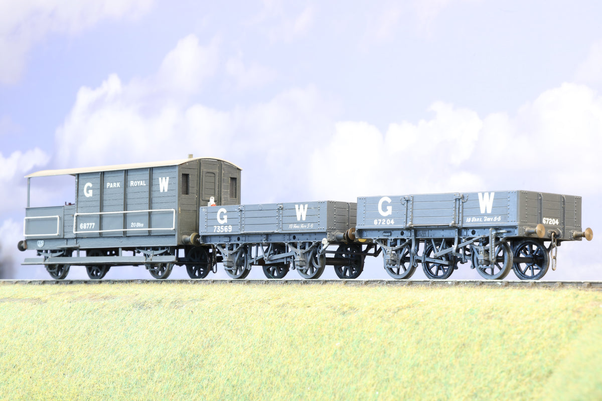 Finescale O Gauge (Kit-Built) GWR Short Goods Train