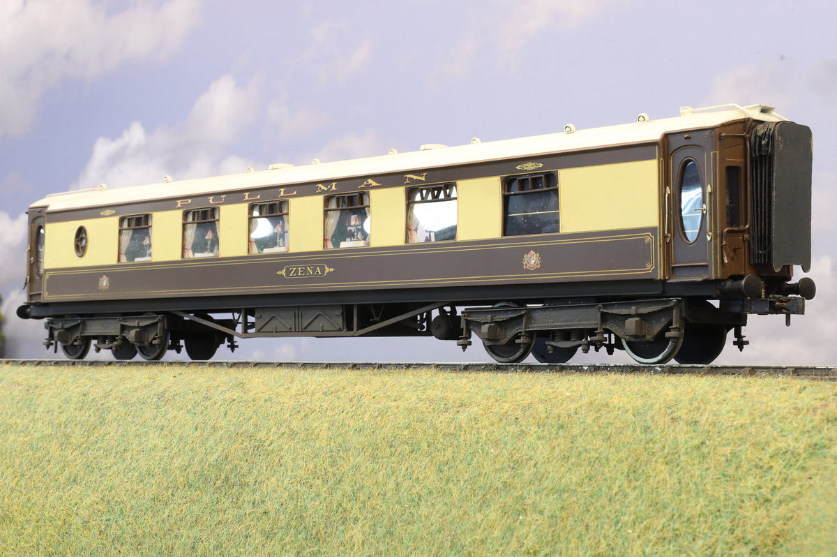 Finescale O Gauge (Kit-Built) Rake of 7 Pullmans, Weathered