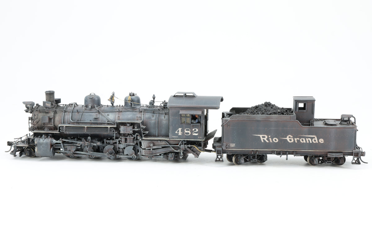 P–B–L Milestone Models Sn3 Rio Grande K-36 2-8-2 No. 482 Weathered