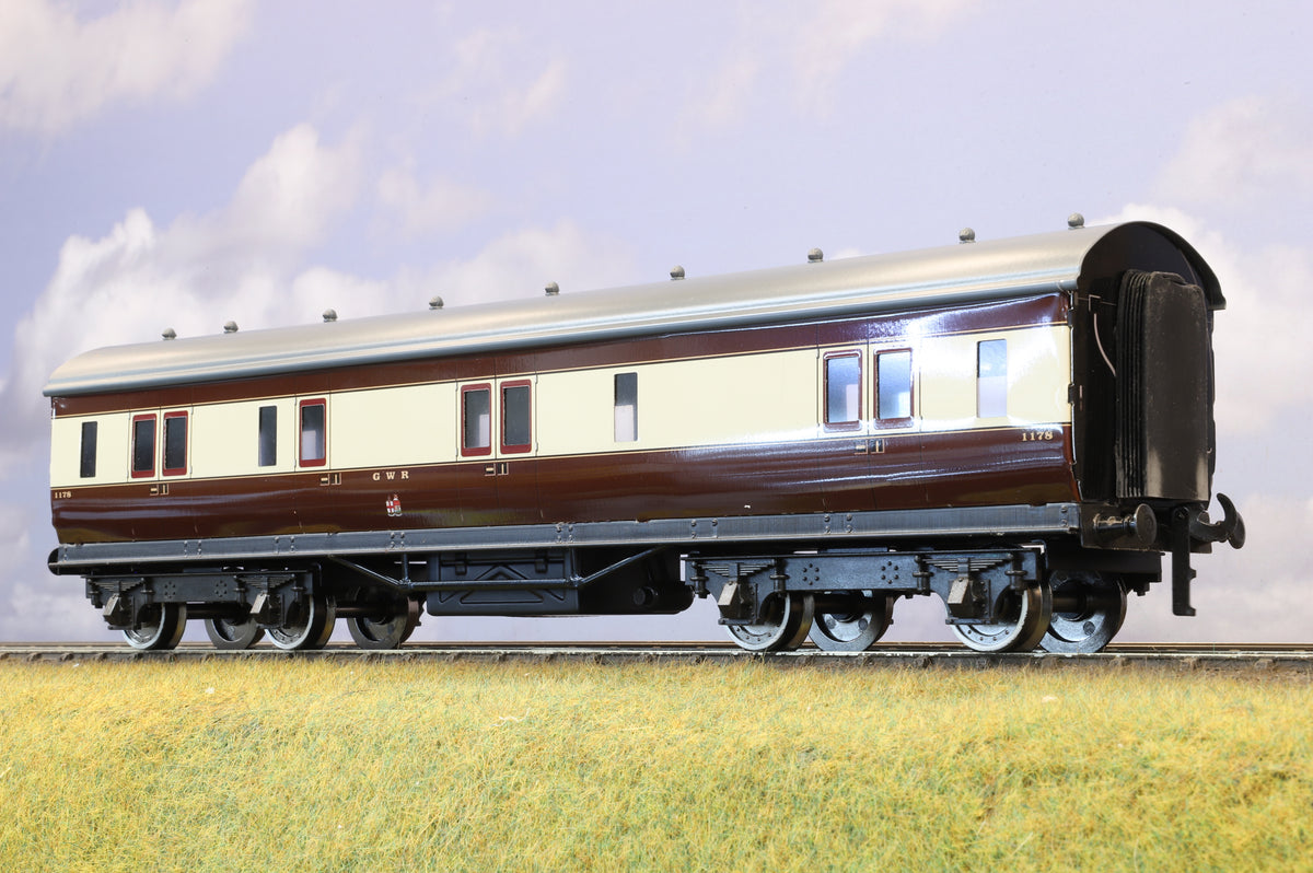 Darstaed Coarse Scale O GWR Full Brake Chocolate &amp; Cream