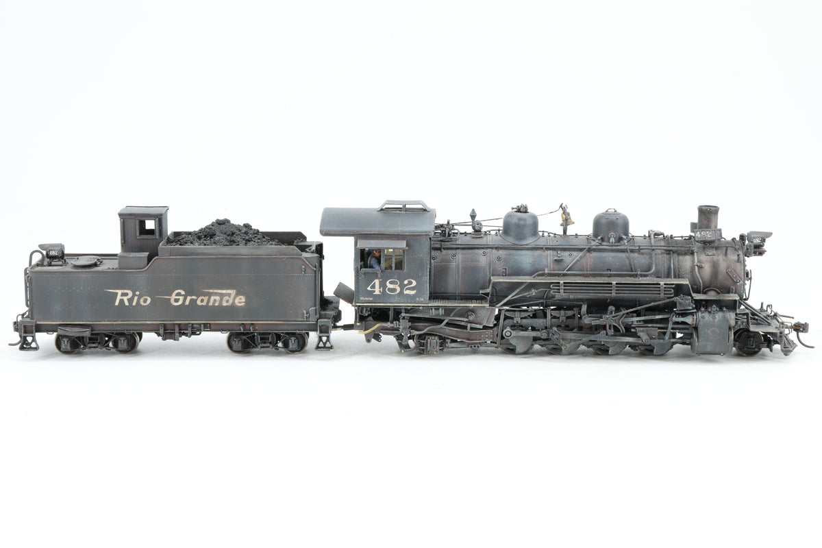 P–B–L Milestone Models Sn3 Rio Grande K-36 2-8-2 No. 482 Weathered