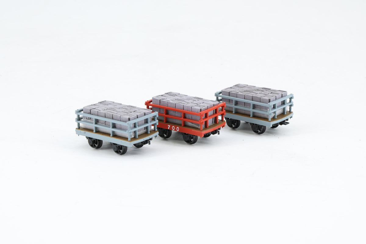Bachmann Finescale NG7 Trio of Dinorwic Slate Wagons
