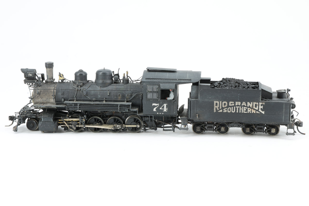 Overland Models Sn3 Rio Grande Southern B-4F 2-8-0 No. 74 Weathered