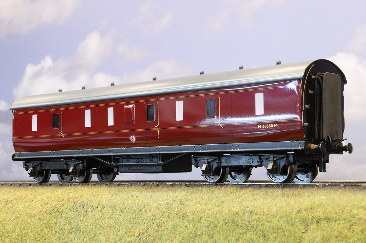 Darstaed Coarse Scale O LMS Period II Full Brake BR Maroon