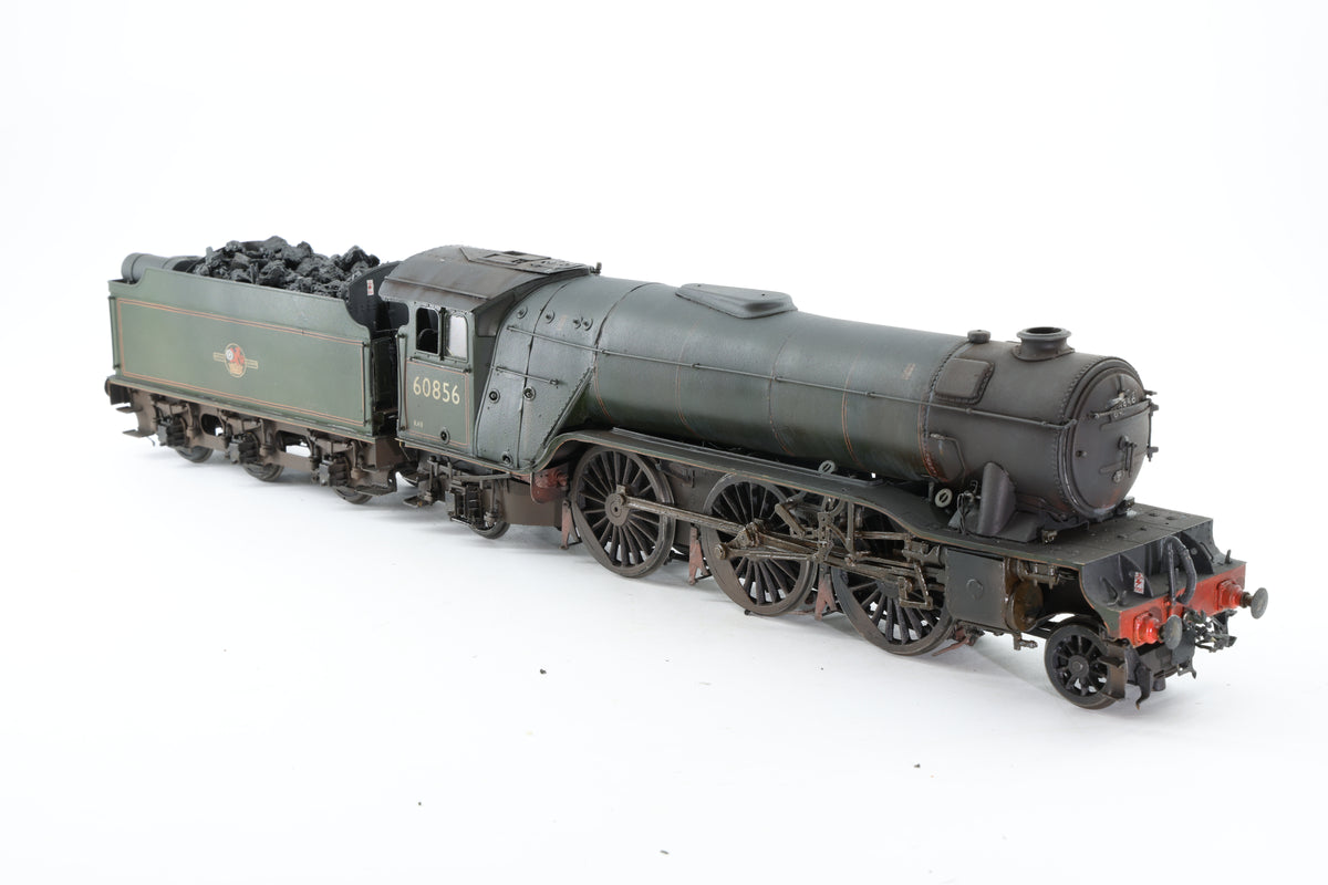 Finescale O Gauge Gresley V2 No. 60856, BR Green, Late Crest, Pro-Weathered