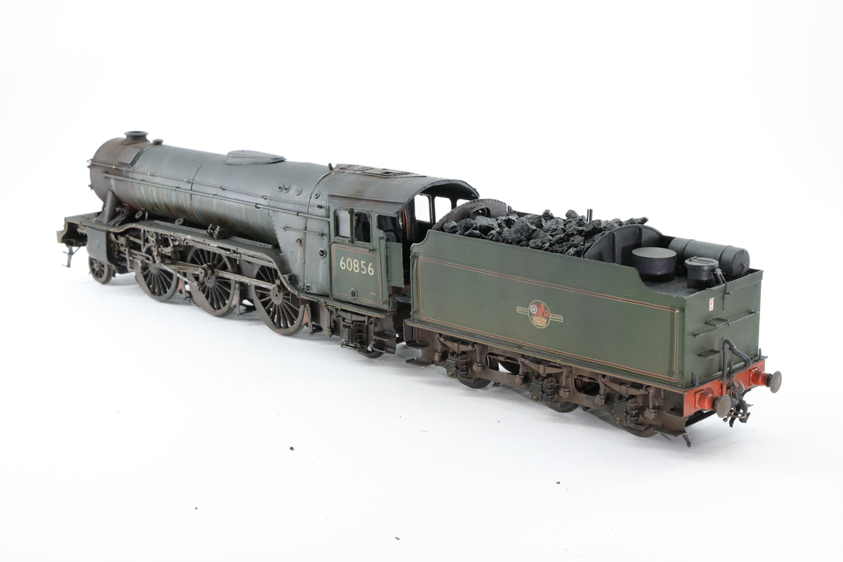 Finescale O Gauge Gresley V2 No. 60856, BR Green, Late Crest, Pro-Weathered