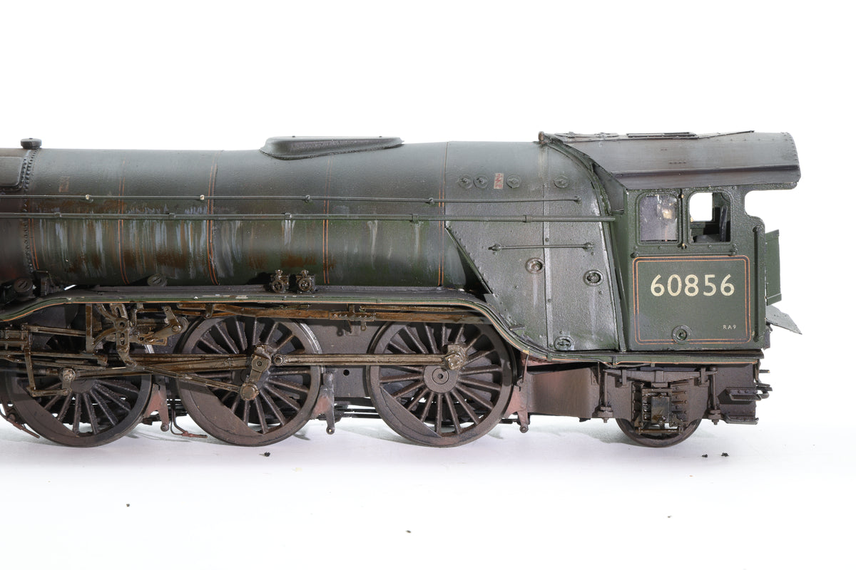 Finescale O Gauge Gresley V2 No. 60856, BR Green, Late Crest, Pro-Weathered