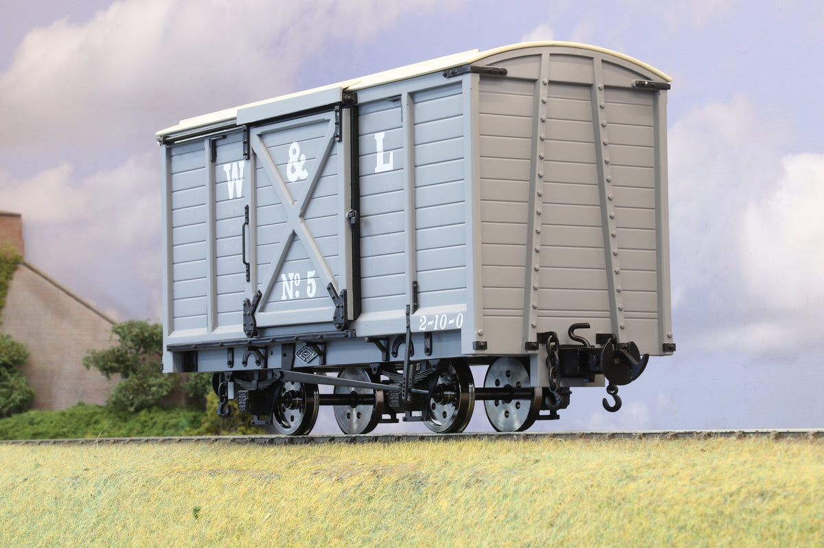 BMS/Accucraft 16mm (32mm Gauge) Welshpool &amp; Llanfair Light Railway Goods Van No. 5
