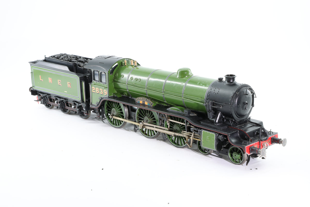 Finescale O Gauge (Kit-Built) LNER B17/2 No. 2839 'Norwich City', LNER Apple Green