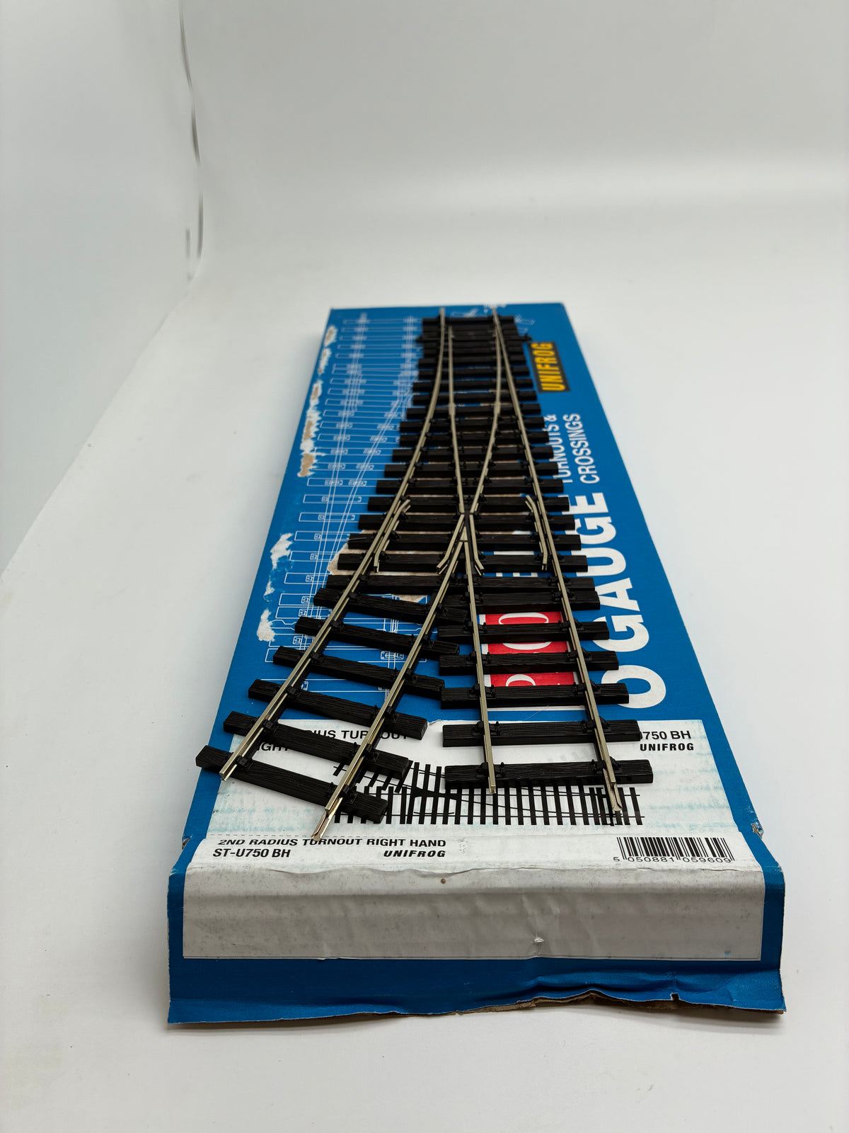 Finescale O Gauge Peco Setrack 2nd Radius Turnout Right Hand
