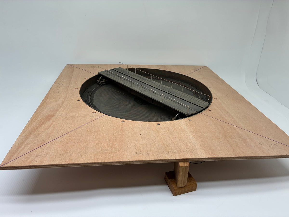 Kit/Scratch-Built Finescale O Gauge 60ft Turntable