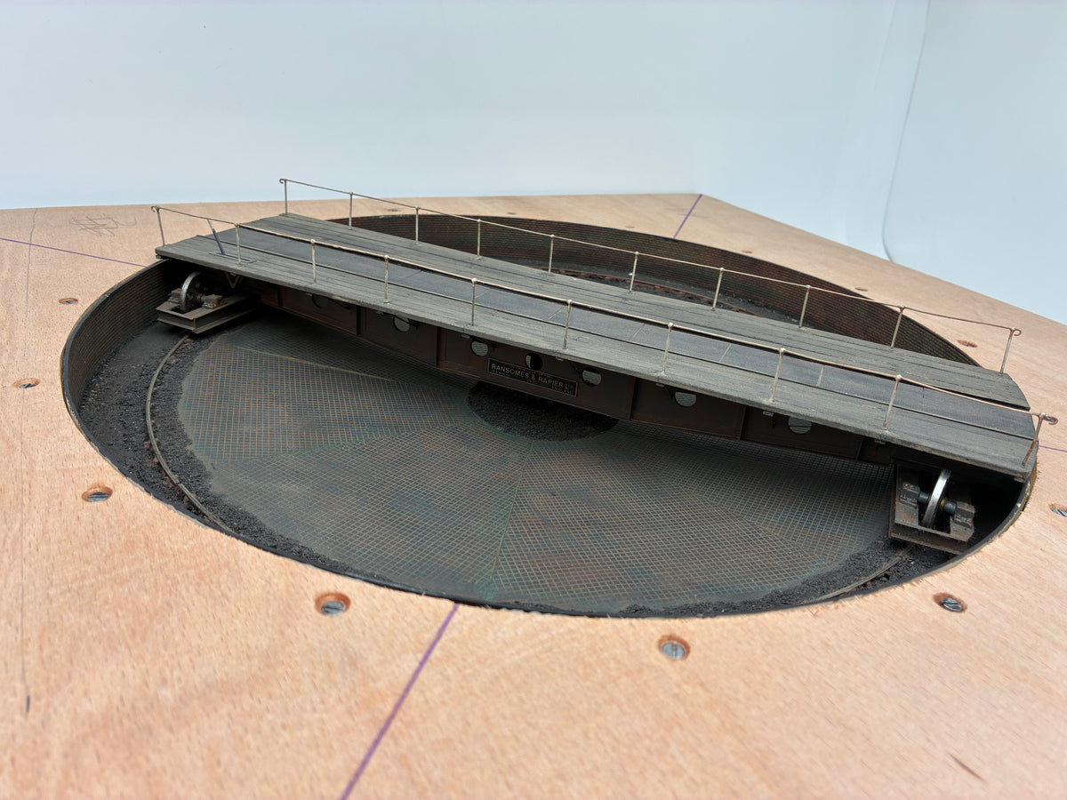Kit/Scratch-Built Finescale O Gauge 60ft Turntable