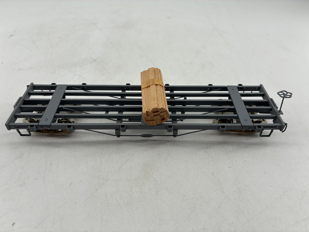 Westside Model Co D&RGW 6000 Series Trio of Flat Cars (Brass)