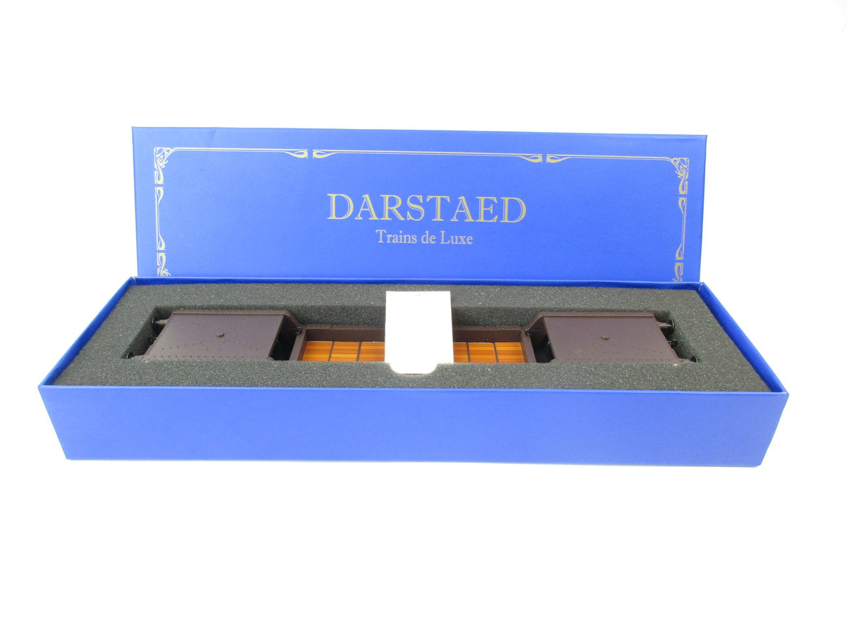 Darstaed D32-12 7mm Finescale O Gauge 45 Ton Bogie Well Wagon SR Brown