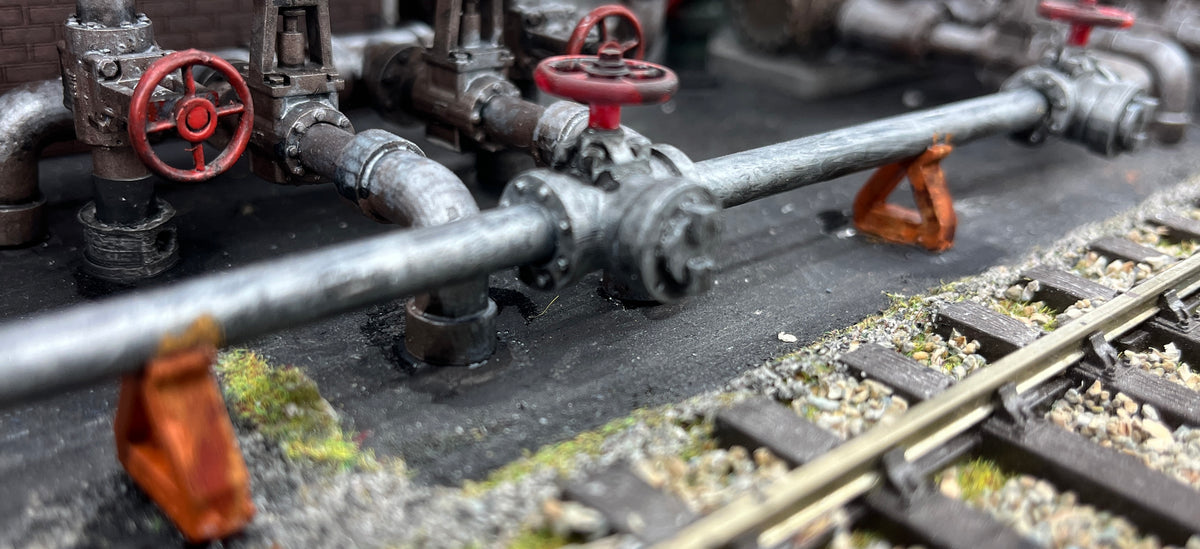 Made in Manchester Models O Gauge Industrial Pipework 5mm Tanker Unloading Set TU-5
