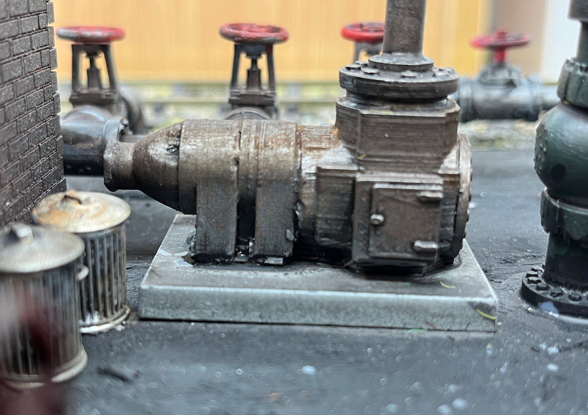 Made in Manchester Models O Gauge Industrial Pipework 5mm Hydraulic Fuel Pump HF-5