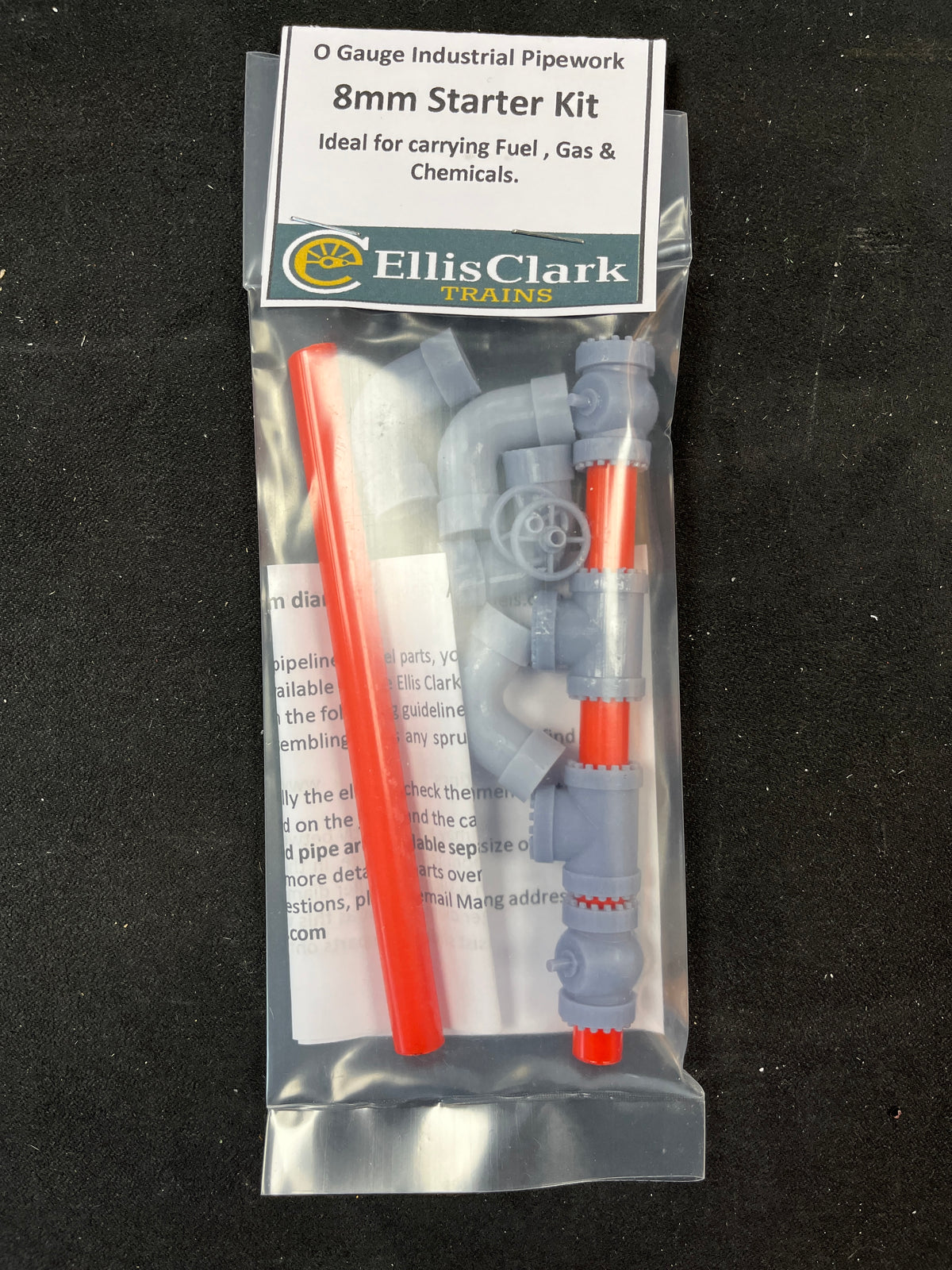 Made in Manchester Models O Gauge Industrial Pipework 8mm Starter Kit IP-8