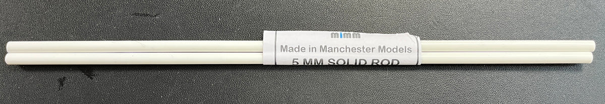 Made in Manchester Models O Gauge Industrial Pipework 5mm Solid Pipe Sections (4-Pack) 5-SR