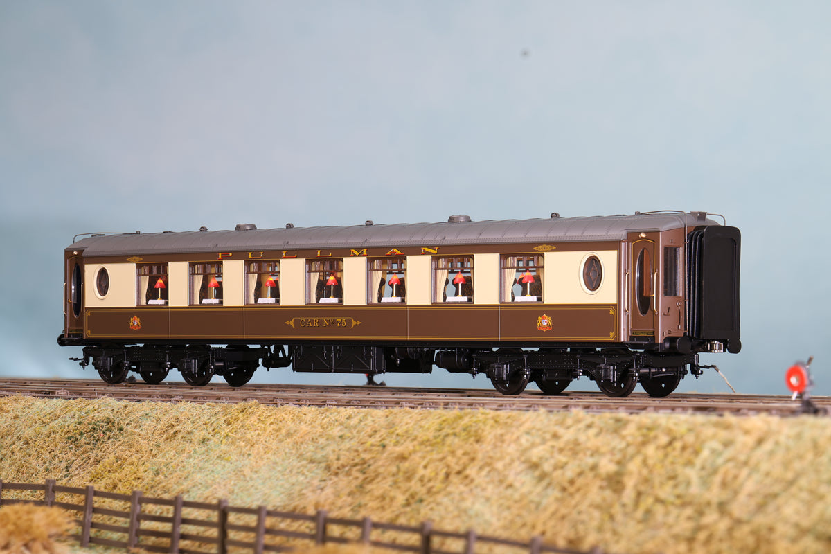 Darstaed D25-04B Finescale O Gauge All-Steel K-Type Pullman Parlour Third 'Car No. 75'