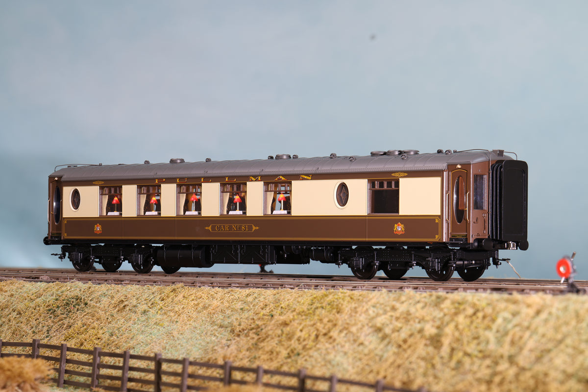 Darstaed D25-02E Finescale O Gauge All-Steel K-Type Pullman Kitchen Third 'Car No. 81'