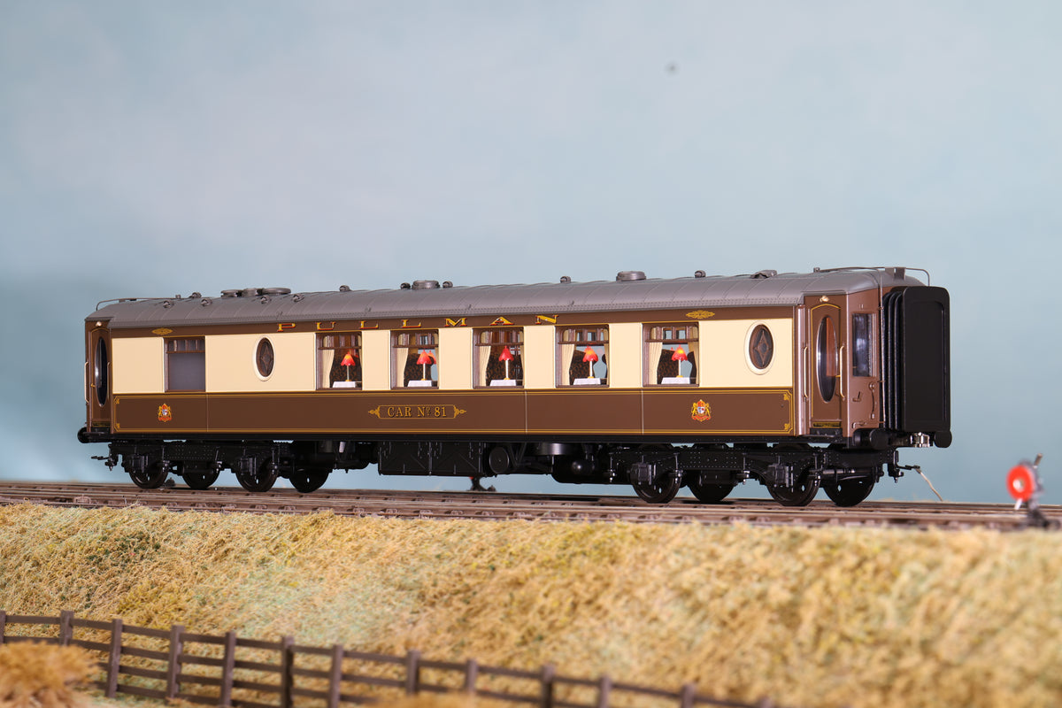 Darstaed D25-02E Finescale O Gauge All-Steel K-Type Pullman Kitchen Third 'Car No. 81'