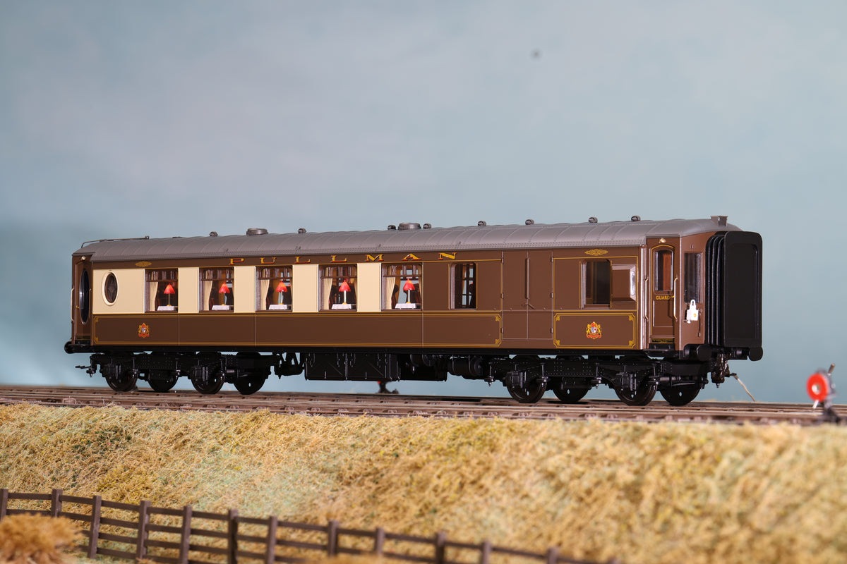 Darstaed D25-05U Finescale O Gauge All-Steel K-Type Pullman Brake Third (Unnumbered)