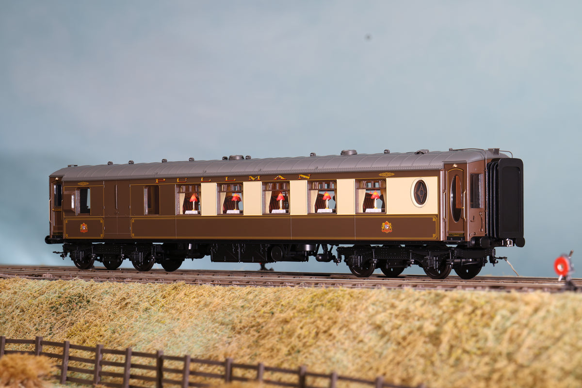 Darstaed D25-05U Finescale O Gauge All-Steel K-Type Pullman Brake Third (Unnumbered)