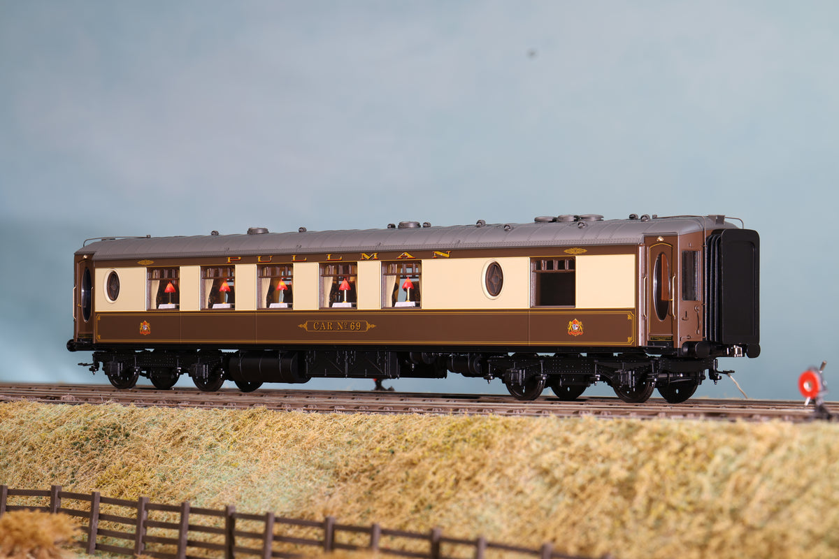 Darstaed D25-02A Finescale O Gauge All-Steel K-Type Pullman Kitchen Third 'Car No. 69'