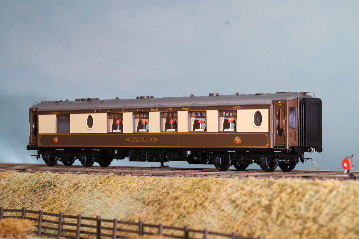 Darstaed D25-02A Finescale O Gauge All-Steel K-Type Pullman Kitchen Third 'Car No. 69'