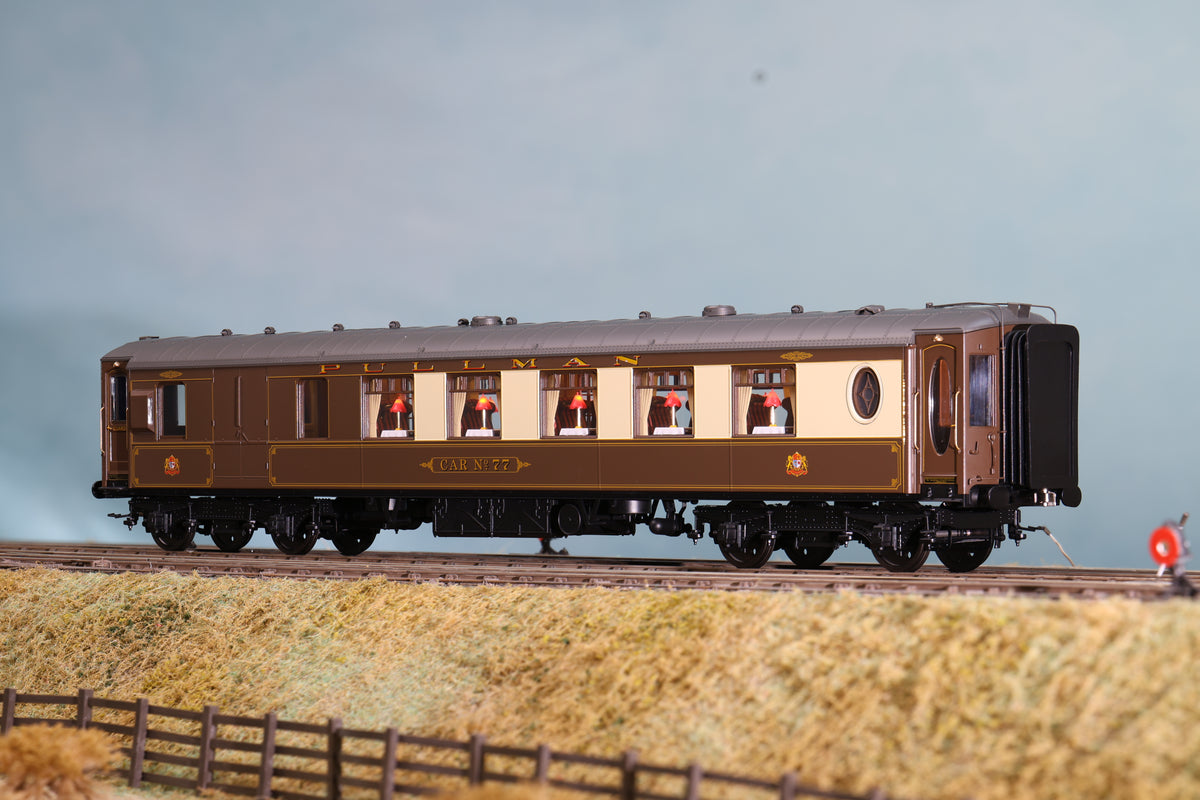 Darstaed D25-05A Finescale O Gauge All-Steel K-Type Pullman Brake Third 'Car No. 77'