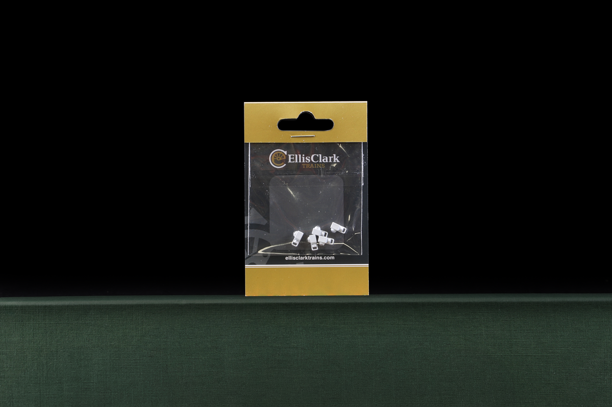 Ellis Clark Trains O Gauge E6003 Pack of 5 Non-Working Loco Lamps (White)