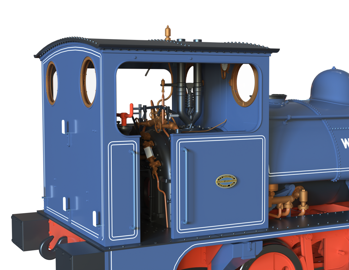 Ellis Clark Trains O Gauge E1042 L&amp;Y Class 21 Pug, ICI Old World Blue, Ex 11224, &#39;Weston&#39; (pre-order)
