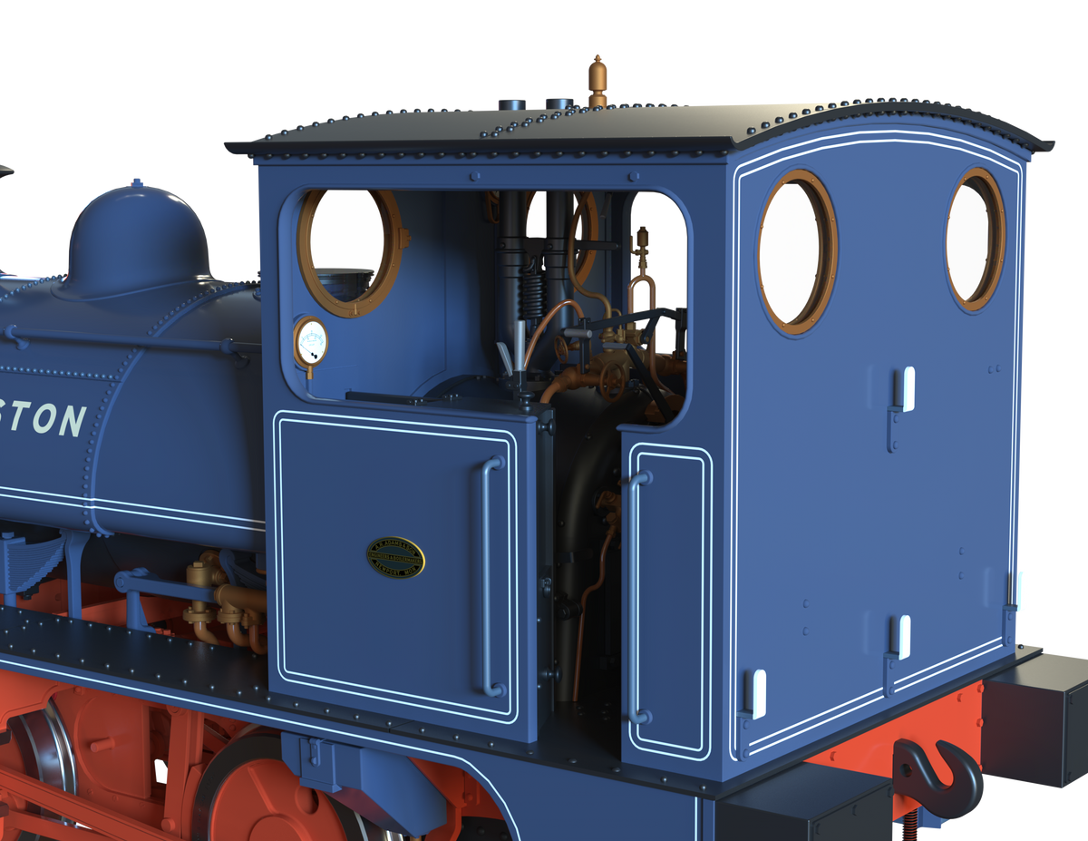 Ellis Clark Trains O Gauge E1042 L&amp;Y Class 21 Pug, ICI Old World Blue, Ex 11224, &#39;Weston&#39; (pre-order)