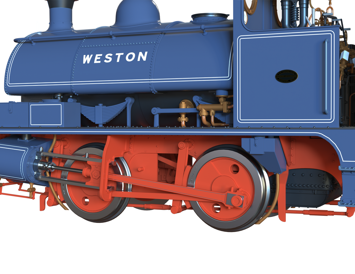 Ellis Clark Trains O Gauge E1042 L&amp;Y Class 21 Pug, ICI Old World Blue, Ex 11224, &#39;Weston&#39; (pre-order)
