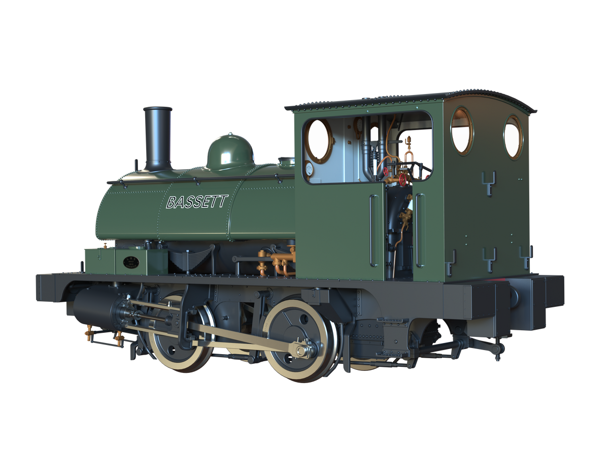 Ellis Clark Trains O Gauge E1043 L&amp;Y Class 21 Pug, Bottle Green, &#39;Bassett&#39; (pre-order)
