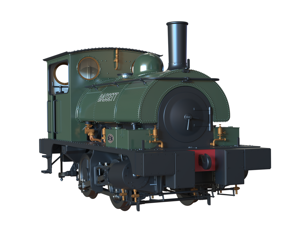 Ellis Clark Trains O Gauge E1043 L&amp;Y Class 21 Pug, Bottle Green, &#39;Bassett&#39; (pre-order)
