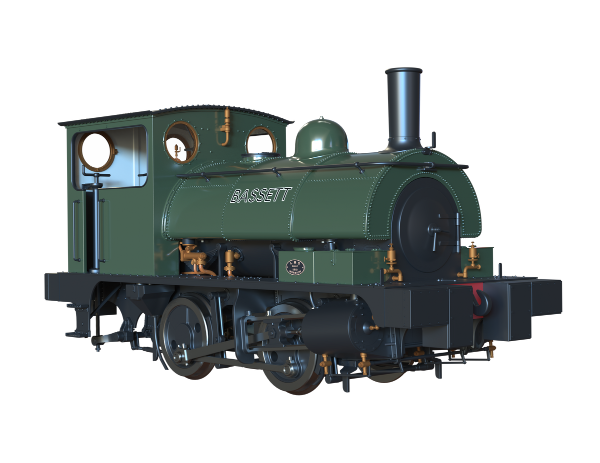 Ellis Clark Trains O Gauge E1043 L&amp;Y Class 21 Pug, Bottle Green, &#39;Bassett&#39; (pre-order)