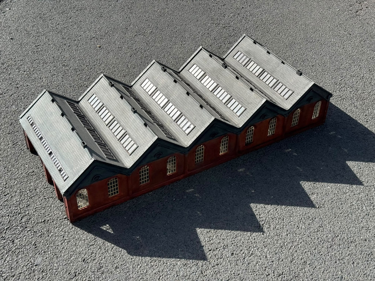 Finescale O Gauge (Kit/Scratch-Built) Four Road Engine Shed (Collection Only)