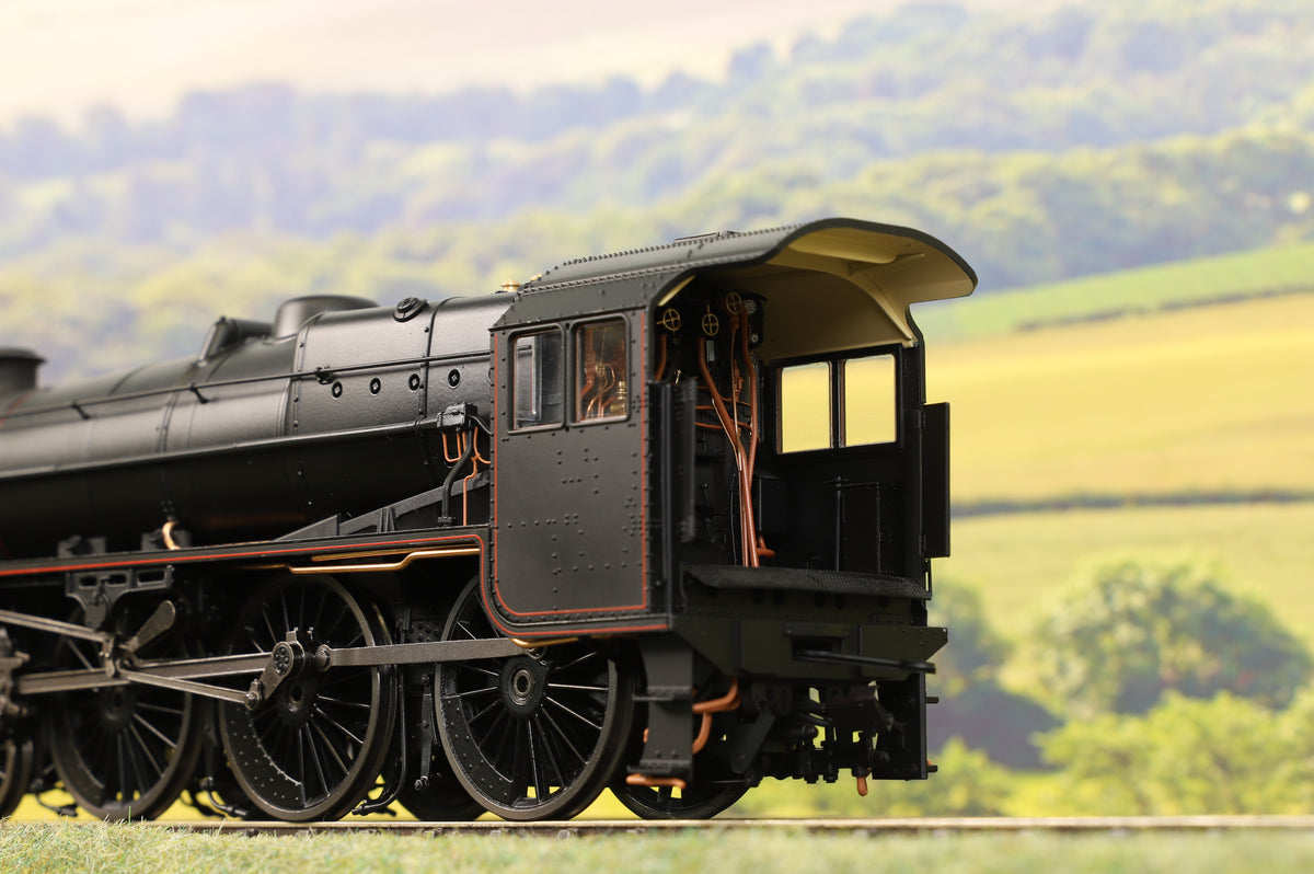 Ellis Clark Trains E1002US O Gauge Stanier Class 5 4-6-0 &quot;Black 5&quot;, LMS Lined, &#39;Un-numbered&#39;, Riveted Tender, DCC Sound