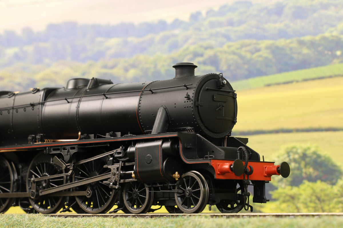 Ellis Clark Trains E1002US O Gauge Stanier Class 5 4-6-0 &quot;Black 5&quot;, LMS Lined, &#39;Un-numbered&#39;, Riveted Tender, DCC Sound