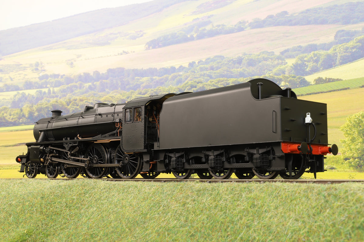 Ellis Clark Trains E1009US O Gauge Stanier Class 5 4-6-0 &quot;Black 5&quot;, Plain Black, &#39;Un-numbered&#39;, Welded Tender, DCC Sound