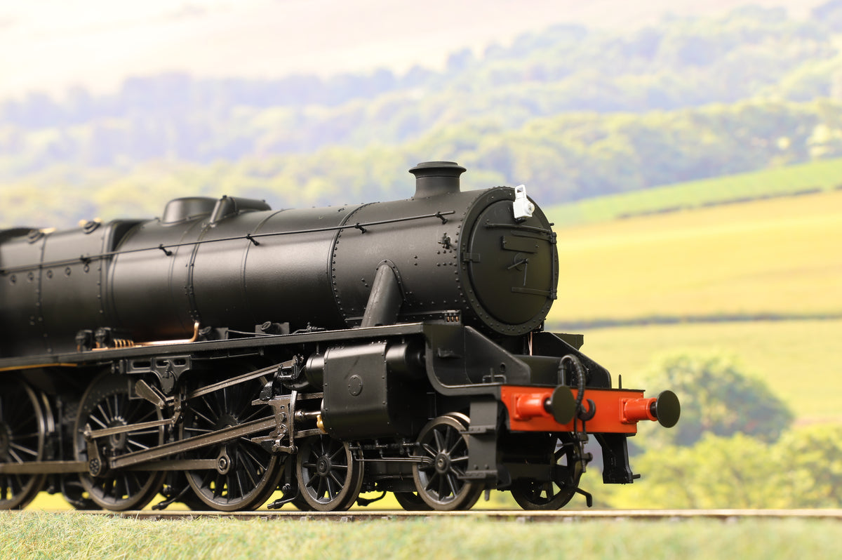 Ellis Clark Trains E1009US O Gauge Stanier Class 5 4-6-0 &quot;Black 5&quot;, Plain Black, &#39;Un-numbered&#39;, Welded Tender, DCC Sound