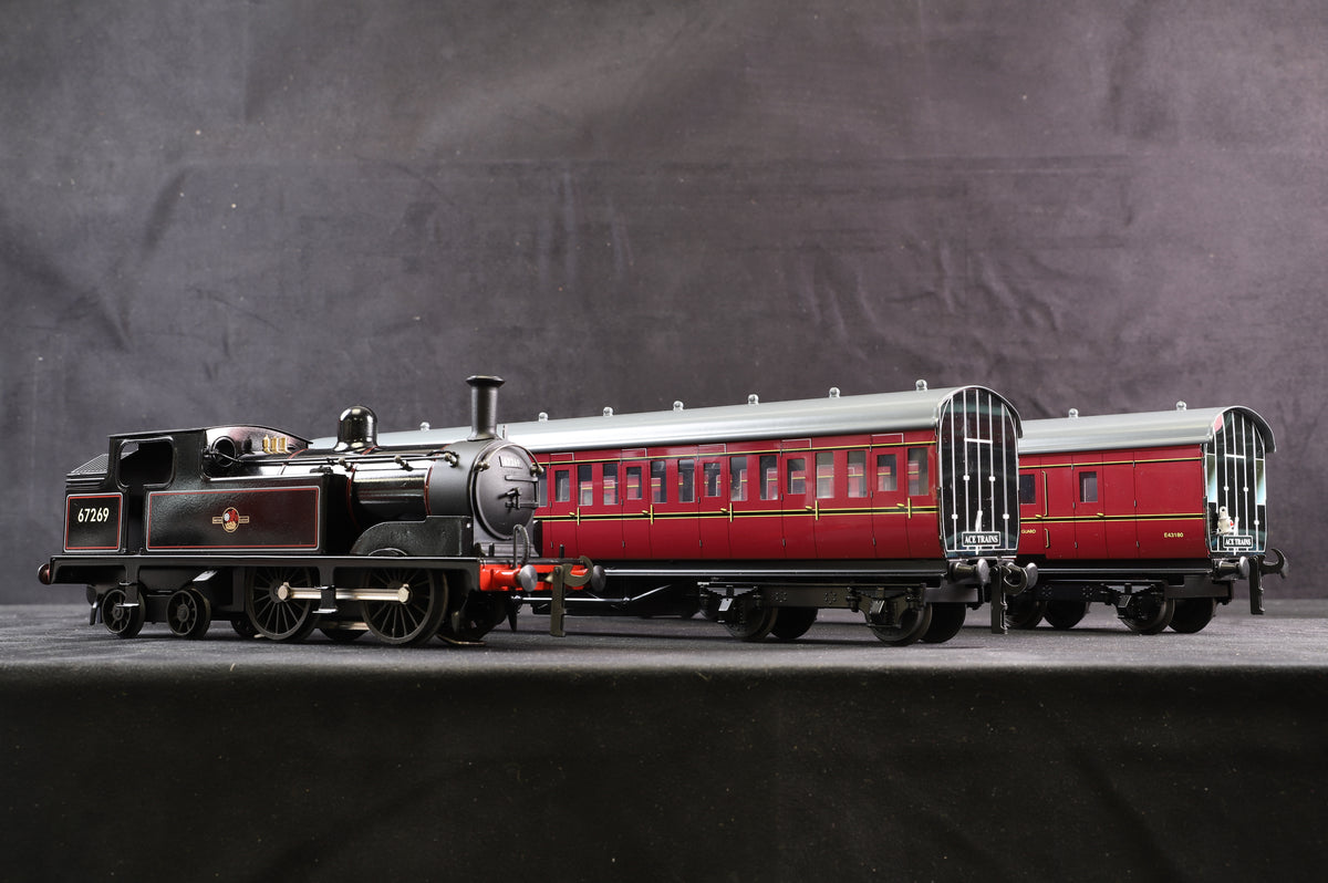 Ace Trains O Gauge (Coarse Scale) E/25-S G5 0-4-4T Loco &amp; Coach Set
