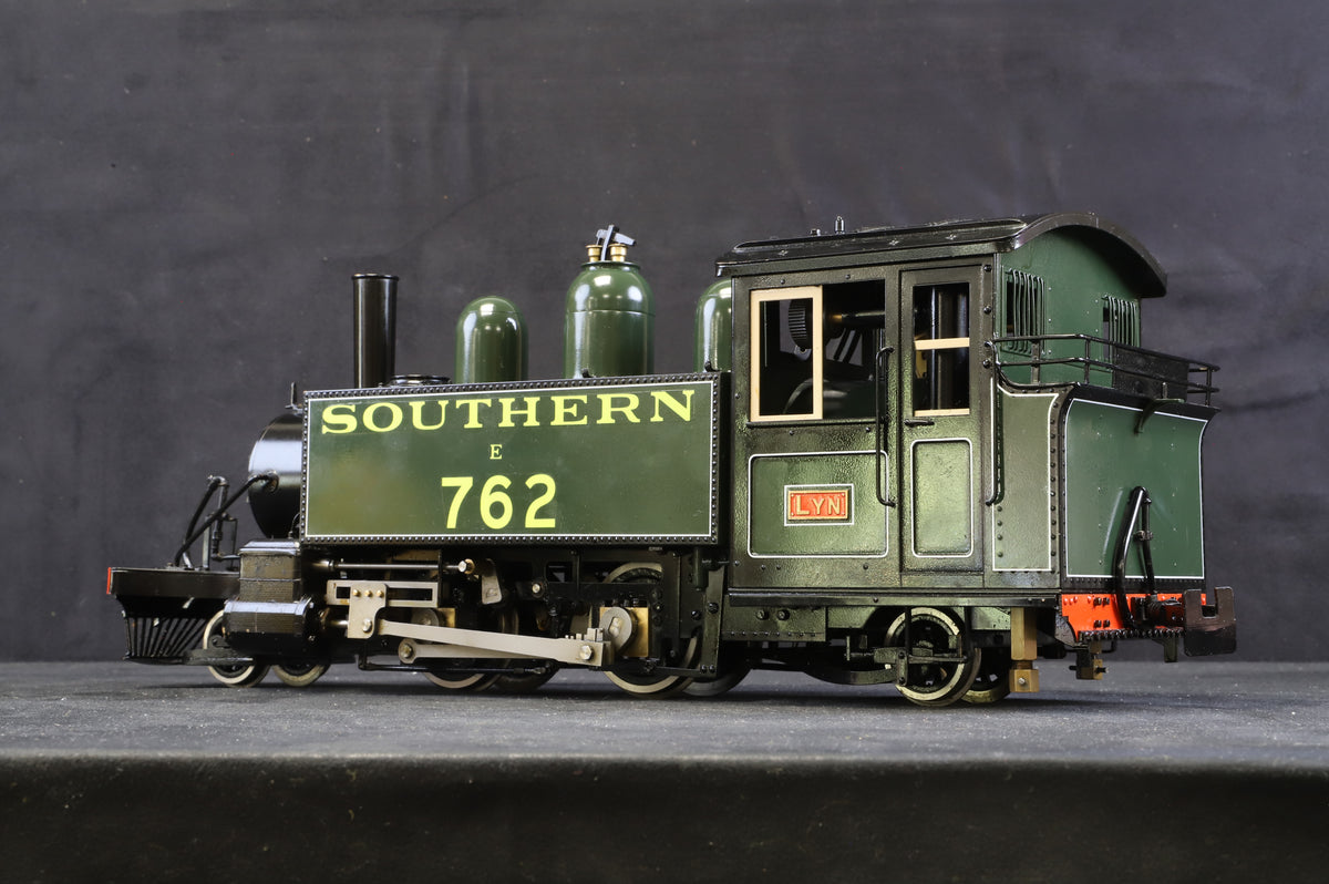 Accucraft 16mm (32mm Gauge) Live Steam Lynton &amp; Barnstaple 2-4-2T &#39;762&#39; &#39;Lyn&#39; SR Green