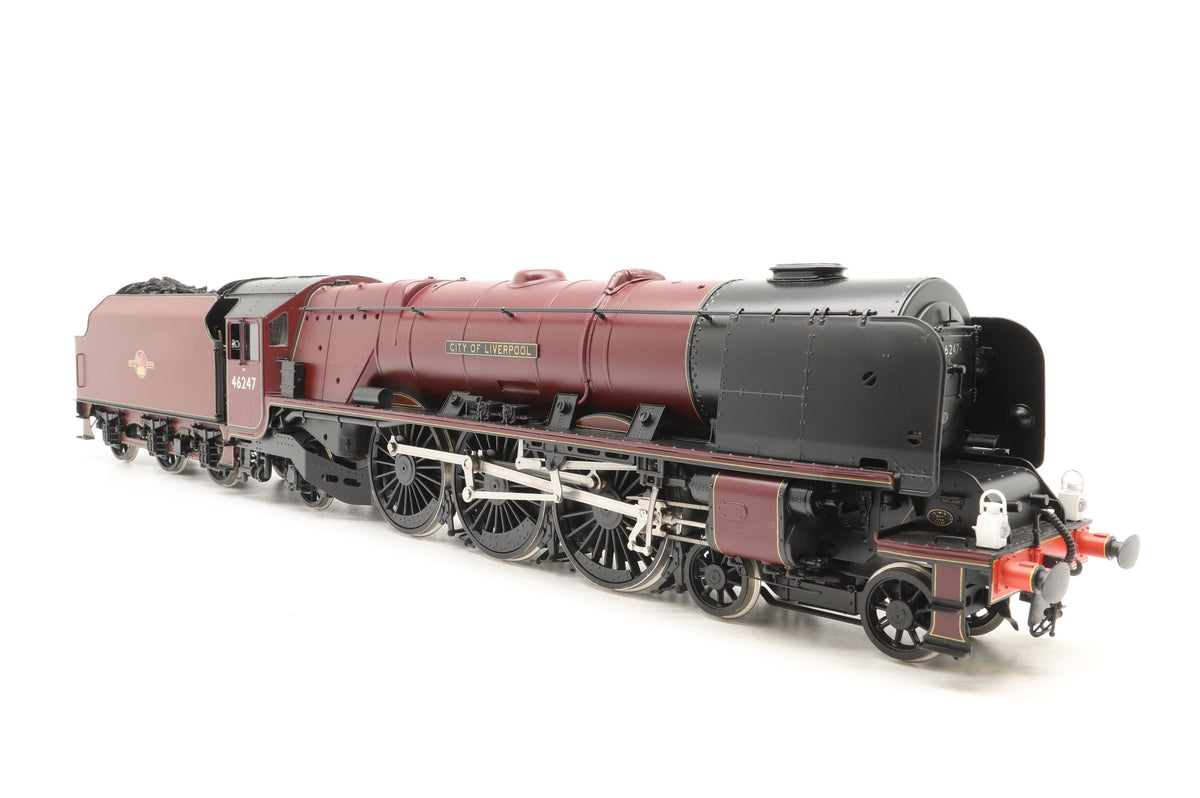 Sancheng/Finescale Brass Gauge 1 (1:32) ex-LMS Princess Coronation No. 46247 'City of Liverpool' BR Maroon Late Crest DCC Sound Smoke & Lights