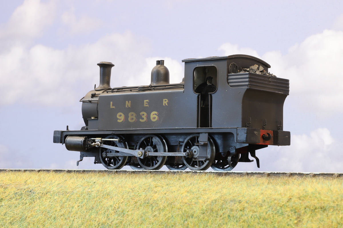 Kit-built Finescale O Gauge J88 &#39;9836&#39; LNER Black, Weathered