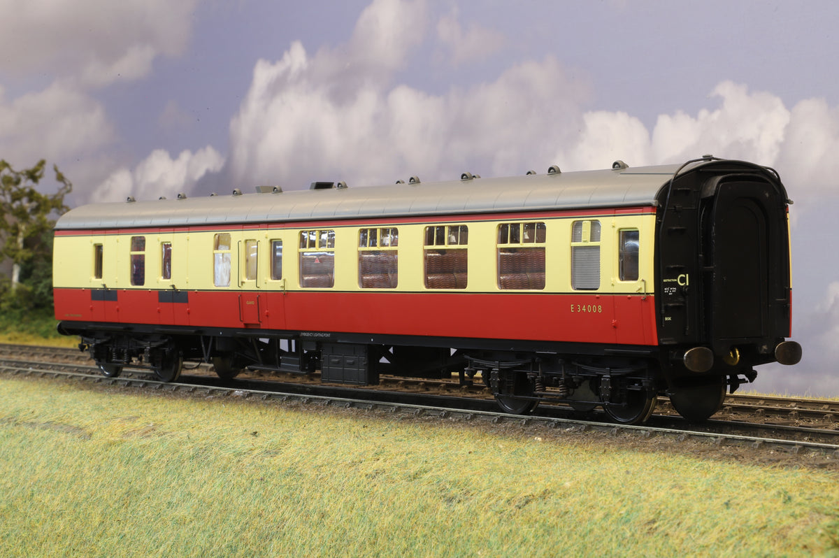 Lionheart Finescale O Gauge BR MK1 BSK No. E34008, Crimson & Cream