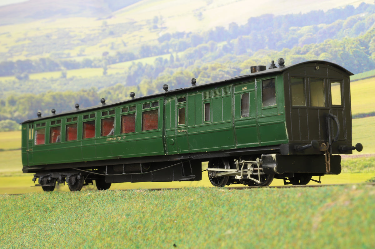 Kit Built Finescale O Gauge SR Steam Railmotor Maunsell Green &#39;814&#39; DCC Sound