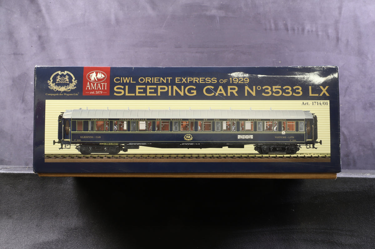 Amati Gauge 1 (1:32) CIWL Orient Express Sleeping Car No. 3553 Carriage Kit